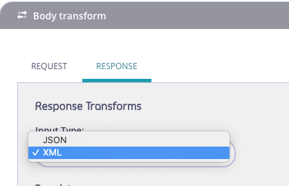 Response Input Type