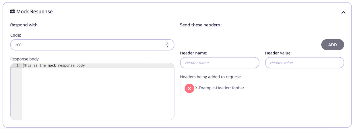 Configuring the mock response middleware for a Tyk Classic API